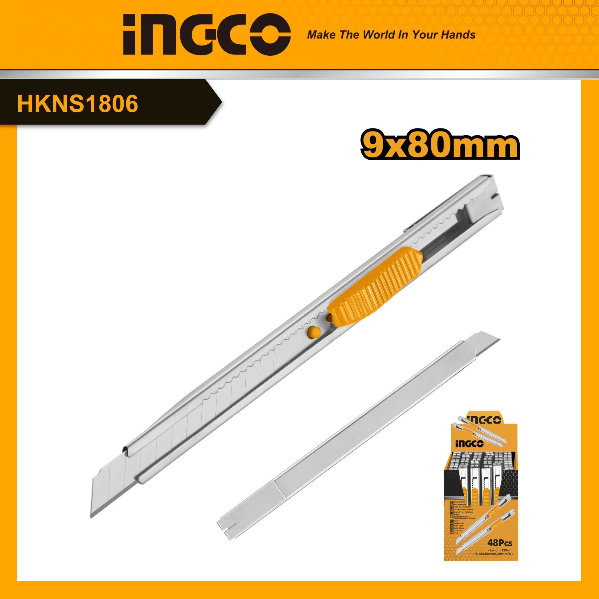 INGCO HKNS1806 Dao rọc giấy