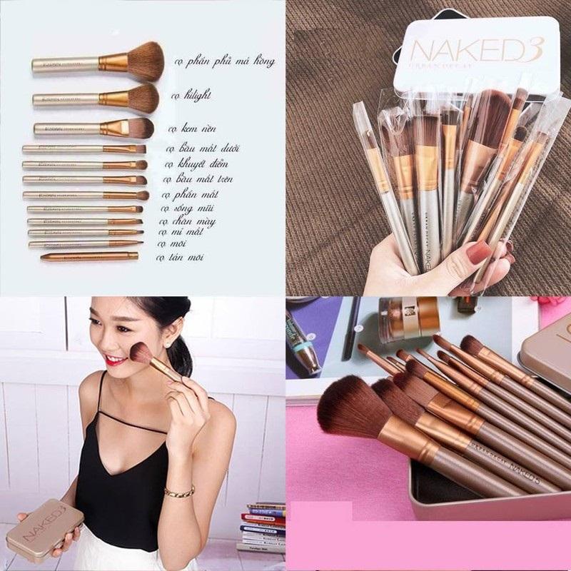 Bộ 12 cọ trang điểm cao cấp