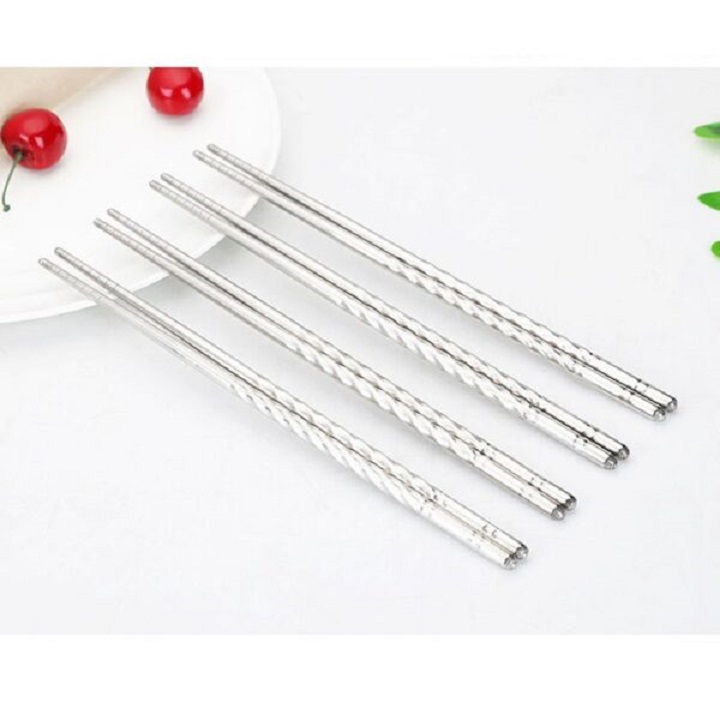 sét 10 đôi đũa inox siêu nhẹ siêu sạch