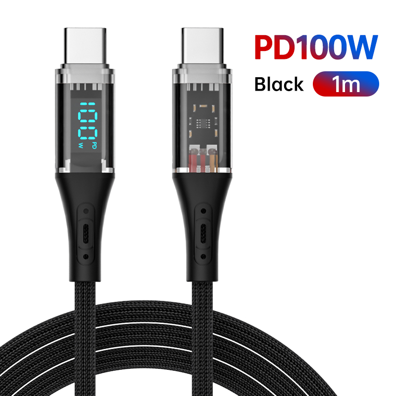 Cáp Sạc Nhanh KUULAA Gem Fast-Charging Data Cable Type-C to Type-C 100W Sạc nhanh