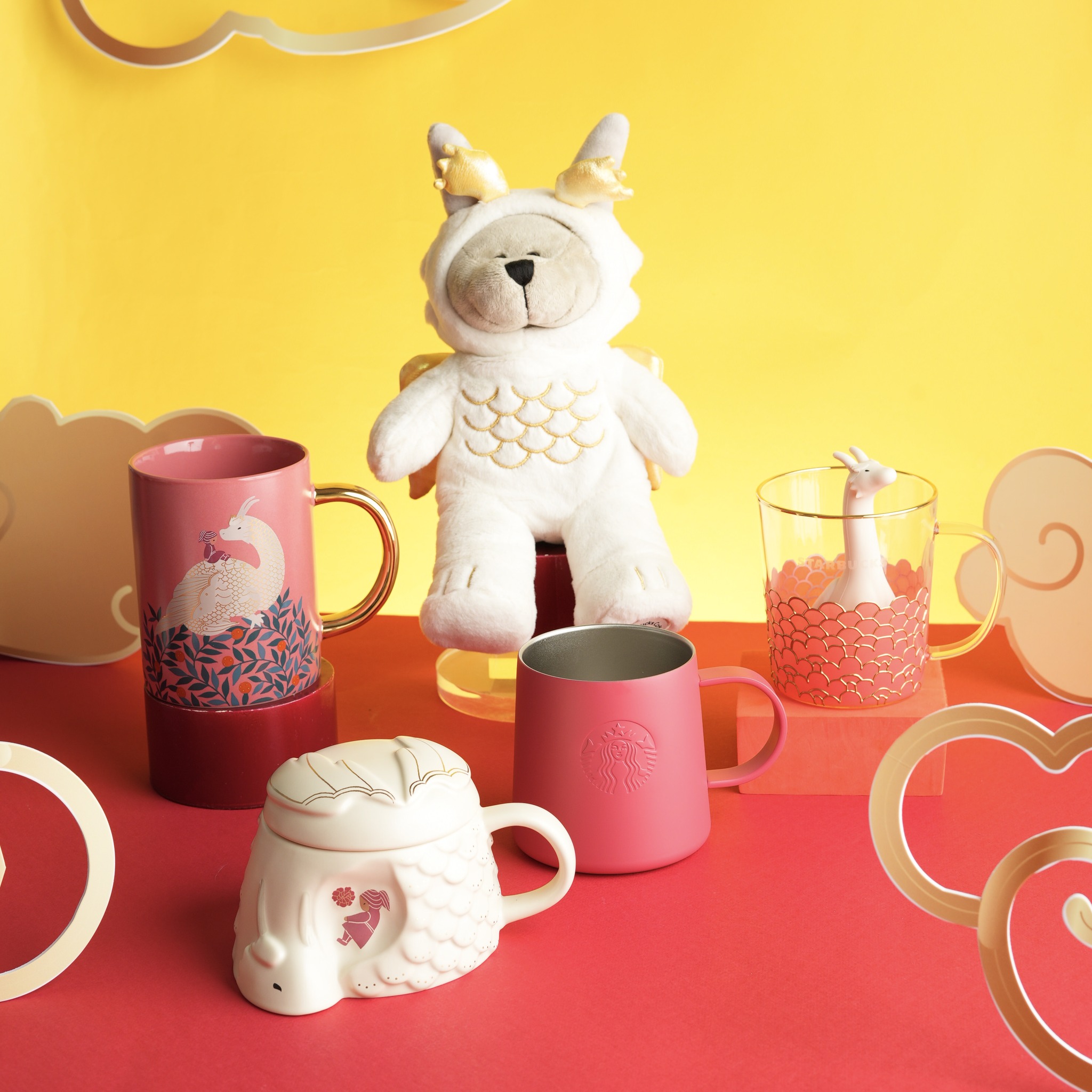 Starbucks Gấu bông Dragon Bearista Bear 2024