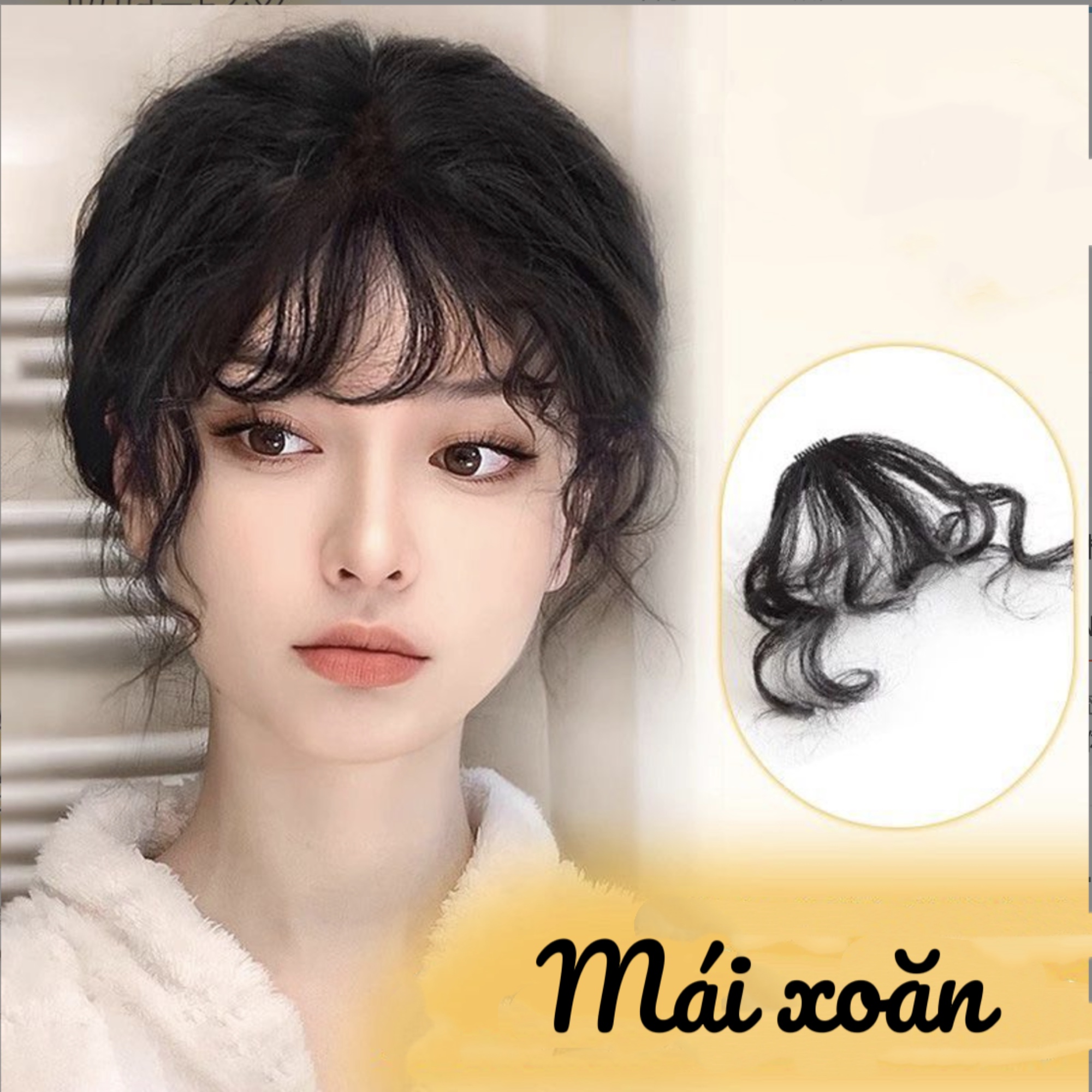 Tóc giả mái thưa siêu dễ thương Hàn Quốc - TÓC MÁI