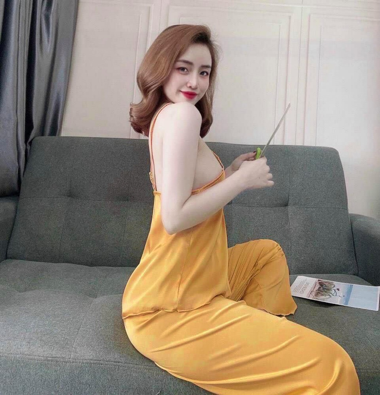 Sét yếm quần dài chất lụa siêu xinh nhà Miki store