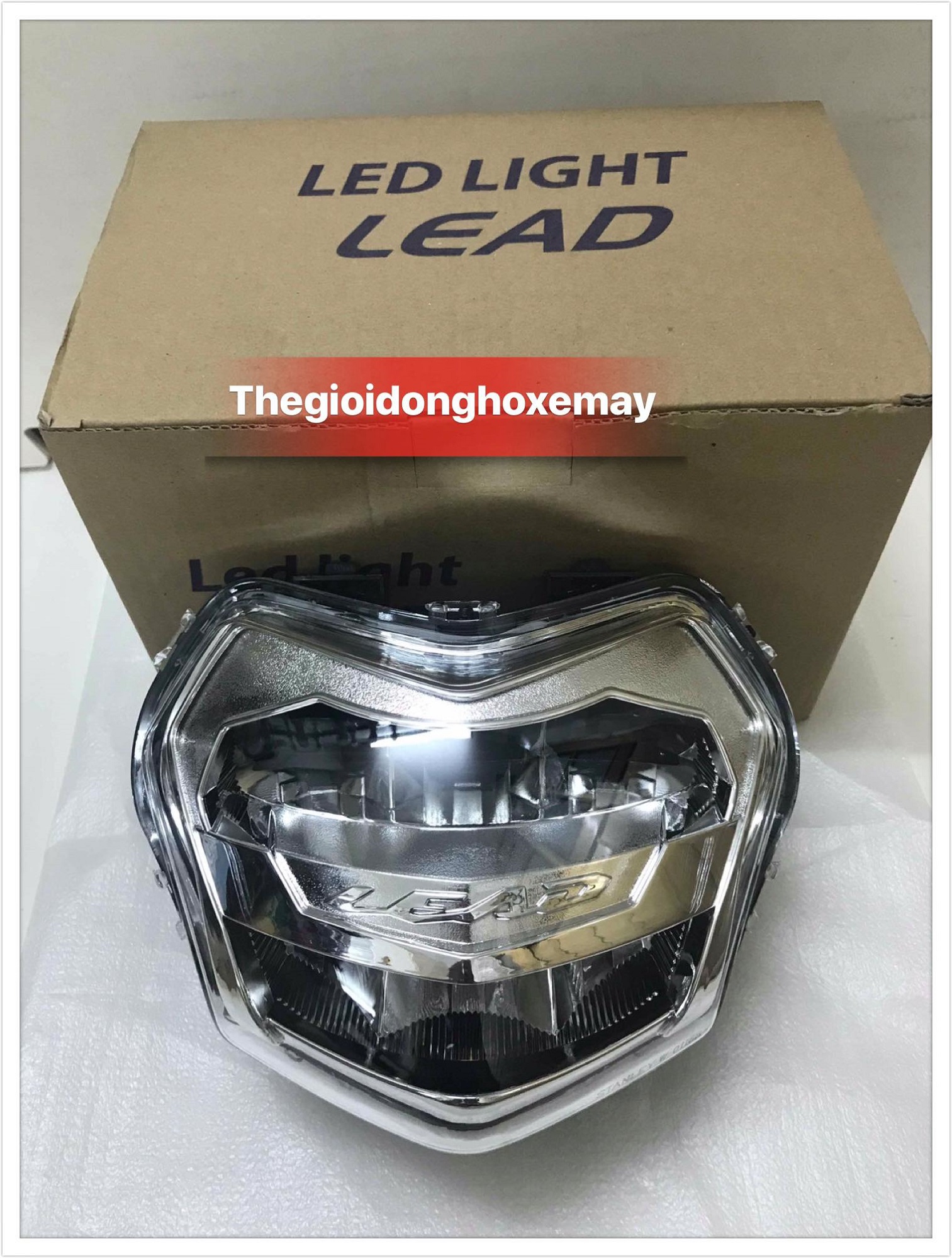 Đèn Pha Led 2T Cao Cấp LED LIGHT Cho Xe Máy LEAD