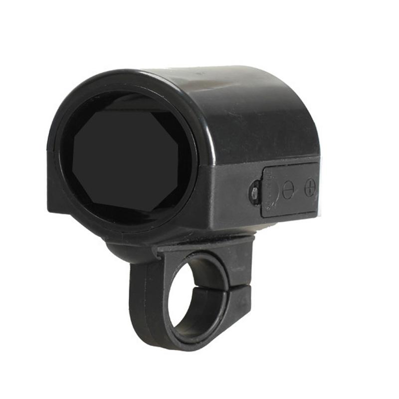 Còi Chuông Điện Tử Siêu Lớn Xe Đạp Mini Bằng Nhựa, Màu Đen