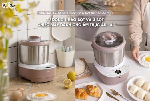 Máy Nhào Bột Tự Động 3.5L Bear DM-B35V1