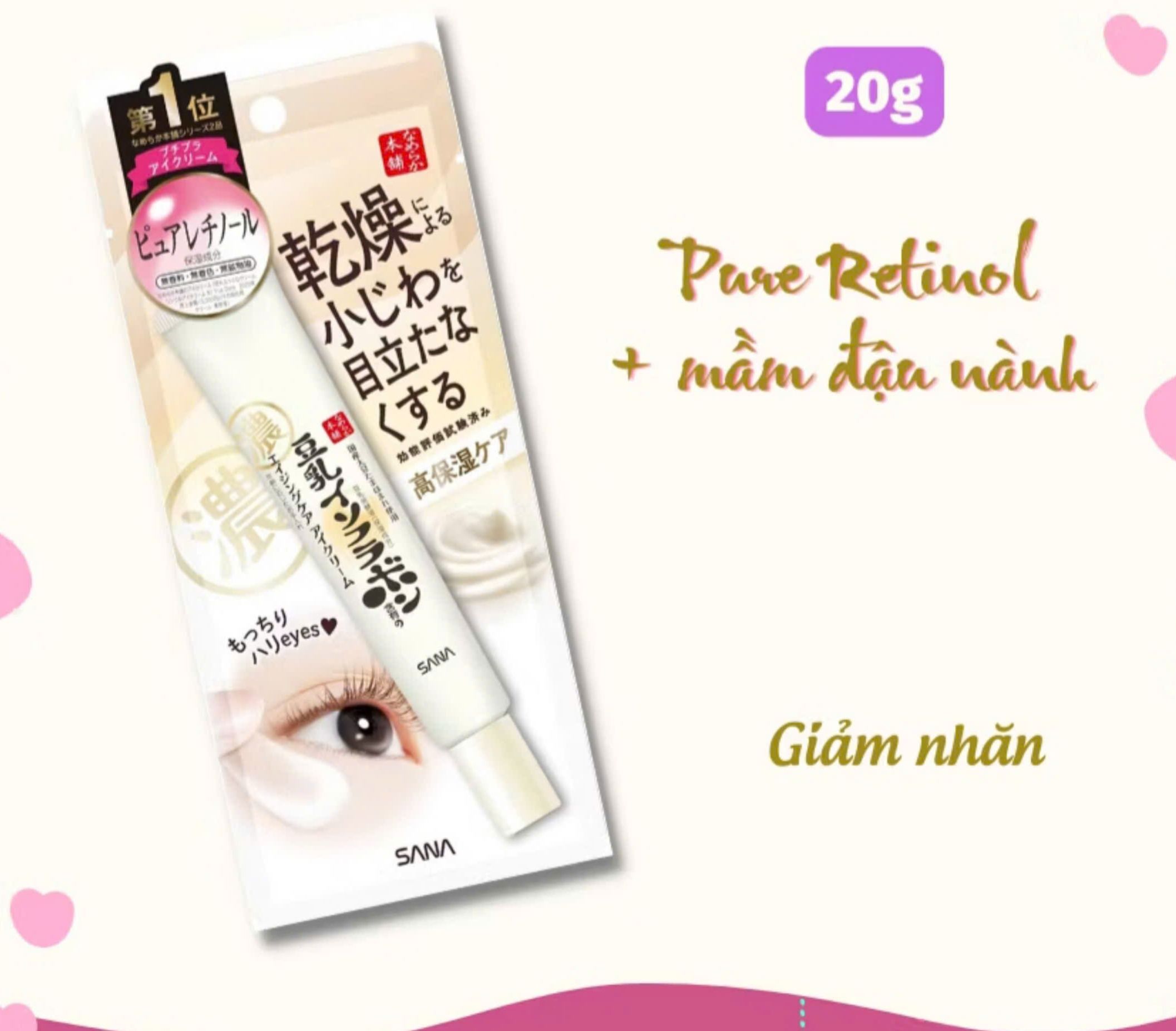 Kem mắt Sana 3in1 20g Nhật bản