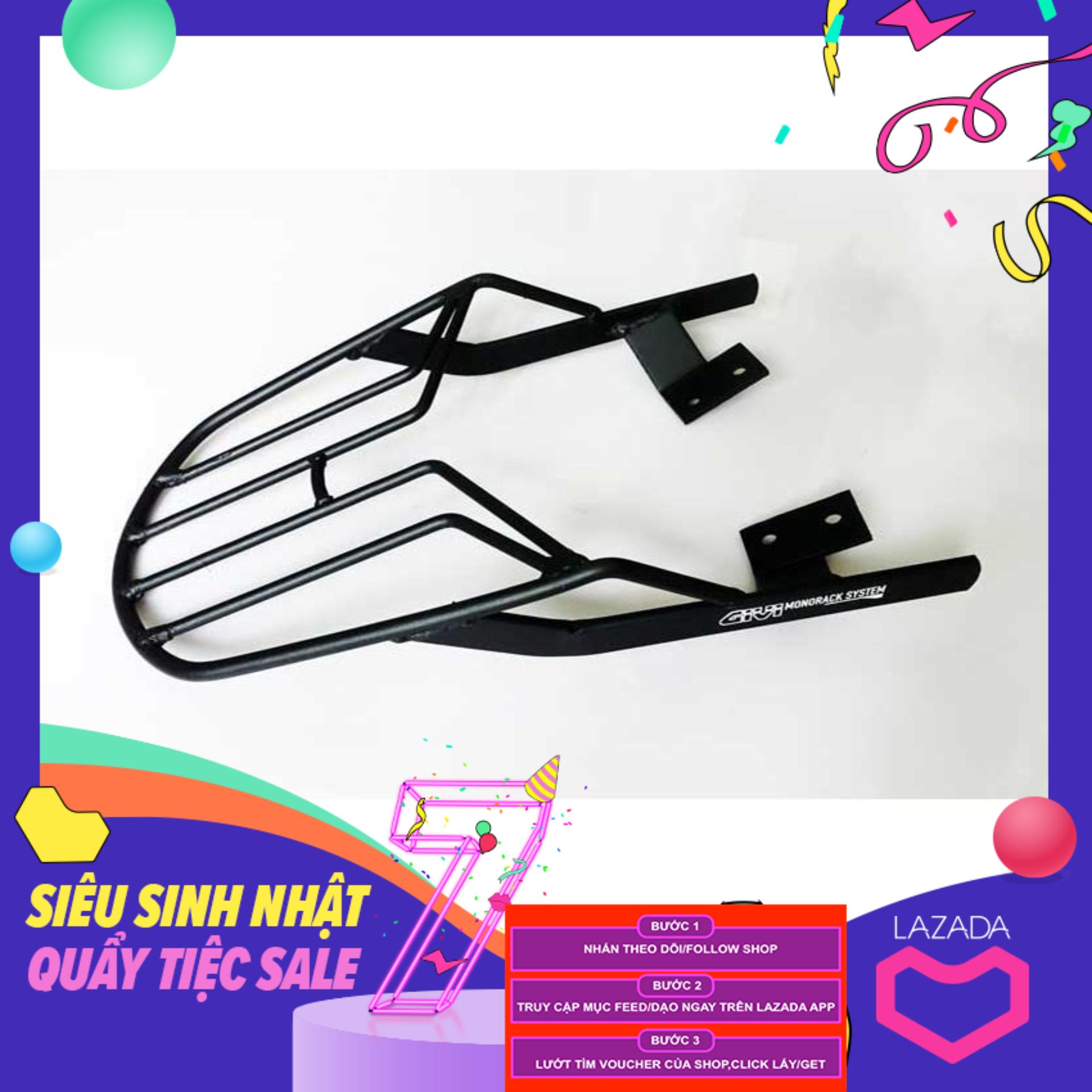 Cảng sau GIVI cho Wave A 100WAVE A 110WINNEREXCITER 135EXCITER 150AXELOWAVE BLADEWAVE S110SIRIUS thiết kế khá chắc chắn yên tâm khi sử dụng thích hợp cho các chuyến đi xa