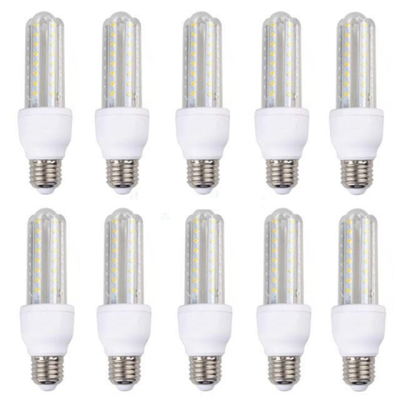 Bộ 10 bóng đèn LED chữ U 9W