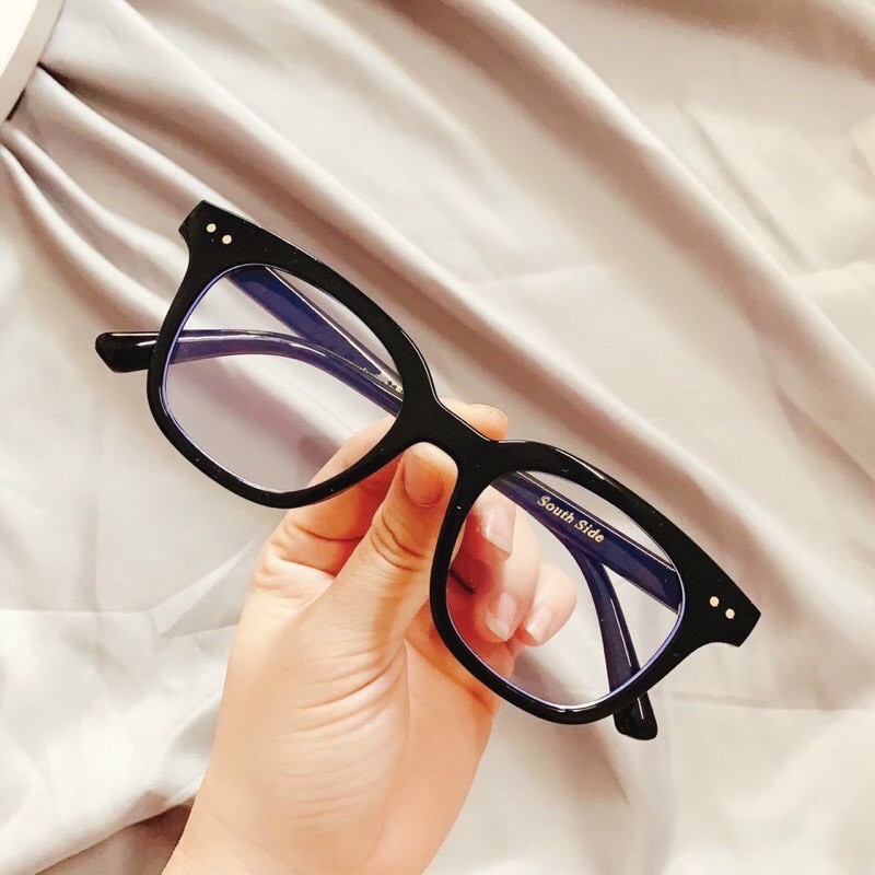 Mắt kính thời trang chữ v form nhỏ hn028 2 chấm nhiều màu hot trend
