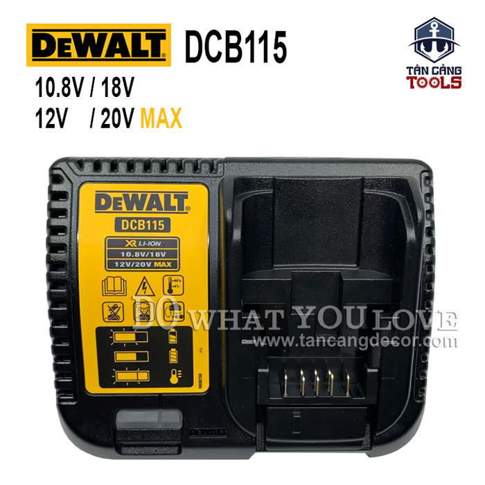 Sạc Pin 10.8V 18V DeWalt DCB115-KR