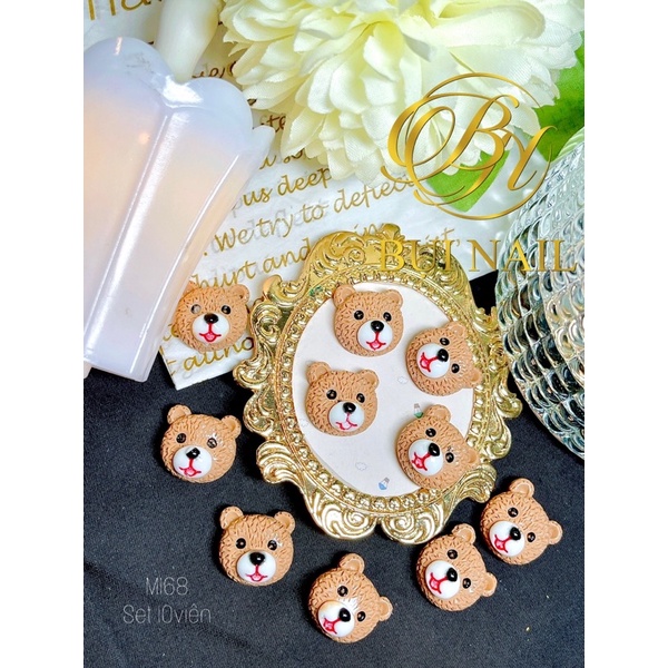 Sale charm g ấu m168 set 10viên