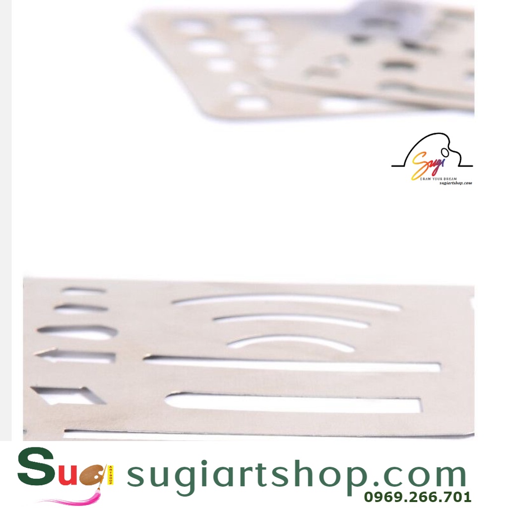 Thước Che Tẩy - Erasing Shield - Thước Chắn tẩy
