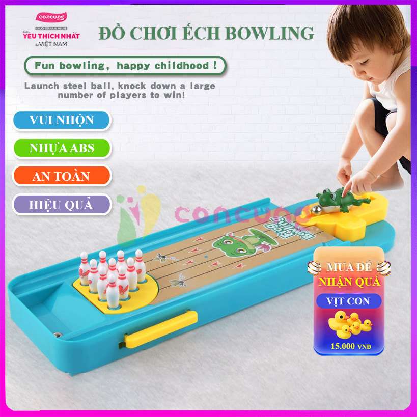 Đồ chơi Ếch Bowling vui nhộn phát triển trí tuệ cho bé, Đồ chơi trẻ em