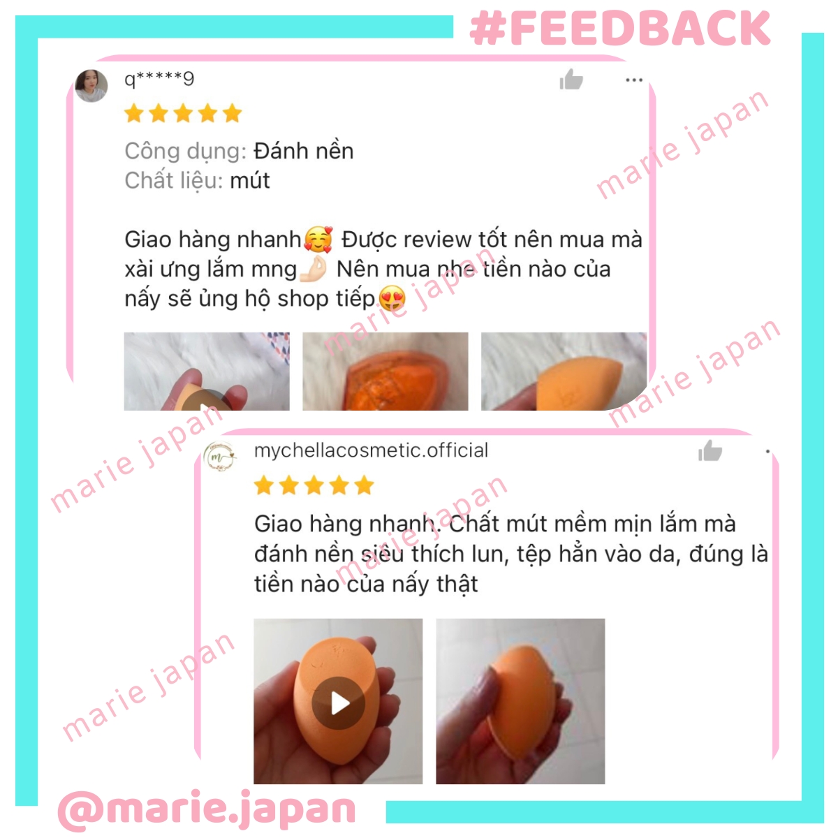 Mút Trang Điểm Real Techniques Có Hộp Đựng Tán Nền Mịn Hơn