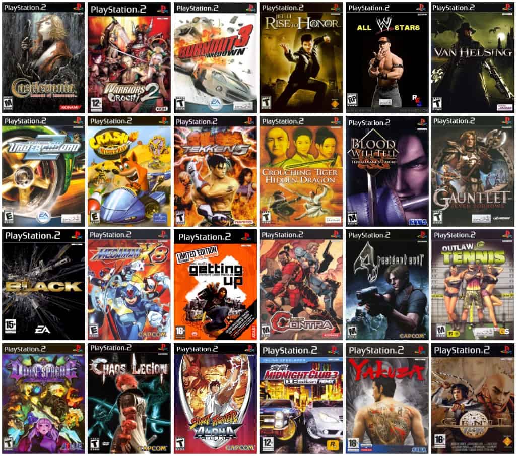 game ps2 tự chọn gồm 20 game