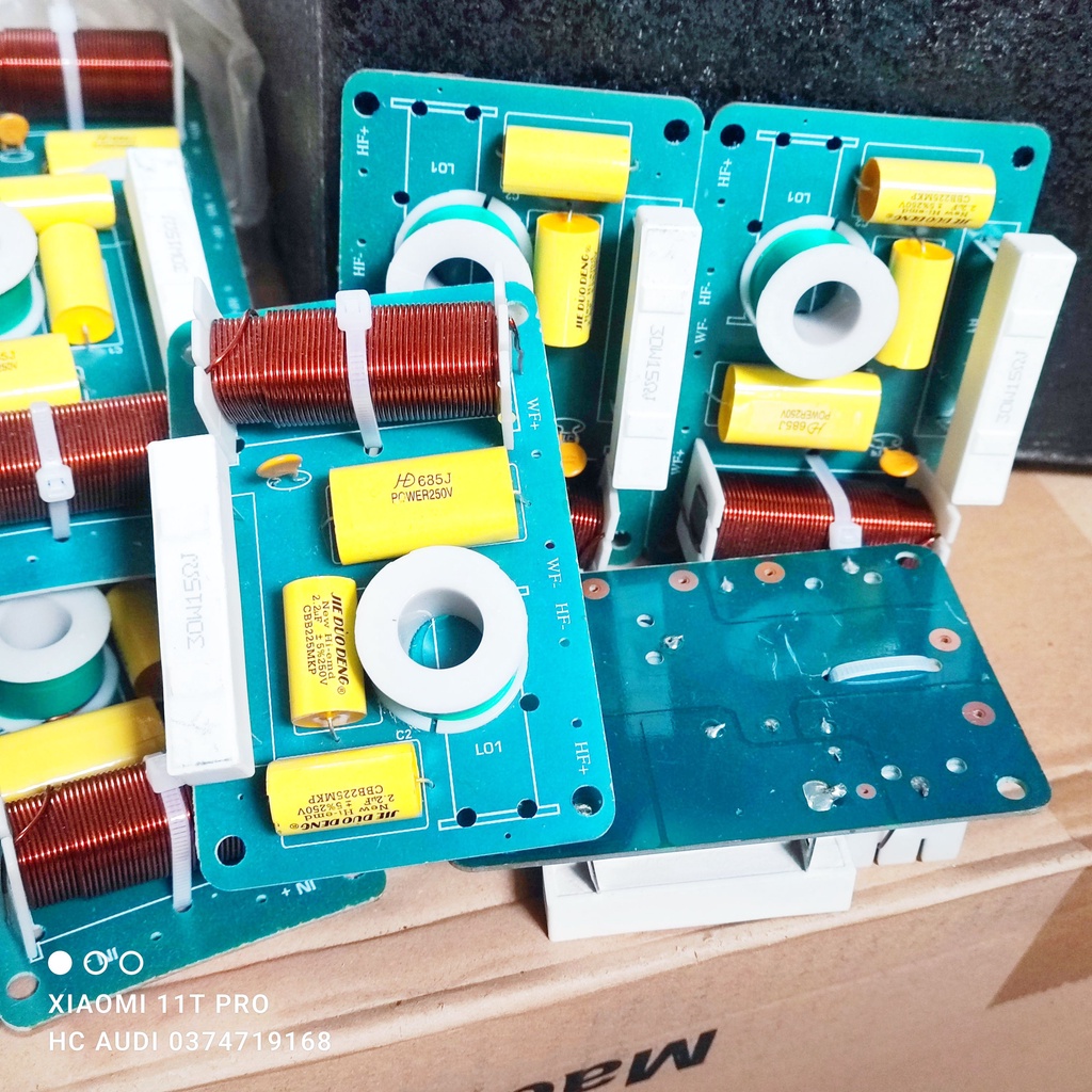 phân tần 2 đường tiếng cho loa full 30 , 40