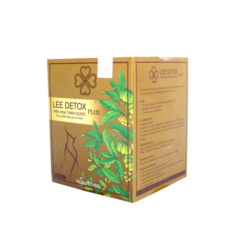 [9 hãng] Trà Hoa Thảo Dược Giảm Cân Lee Detox Plus (30 viên) - Mẫu mới