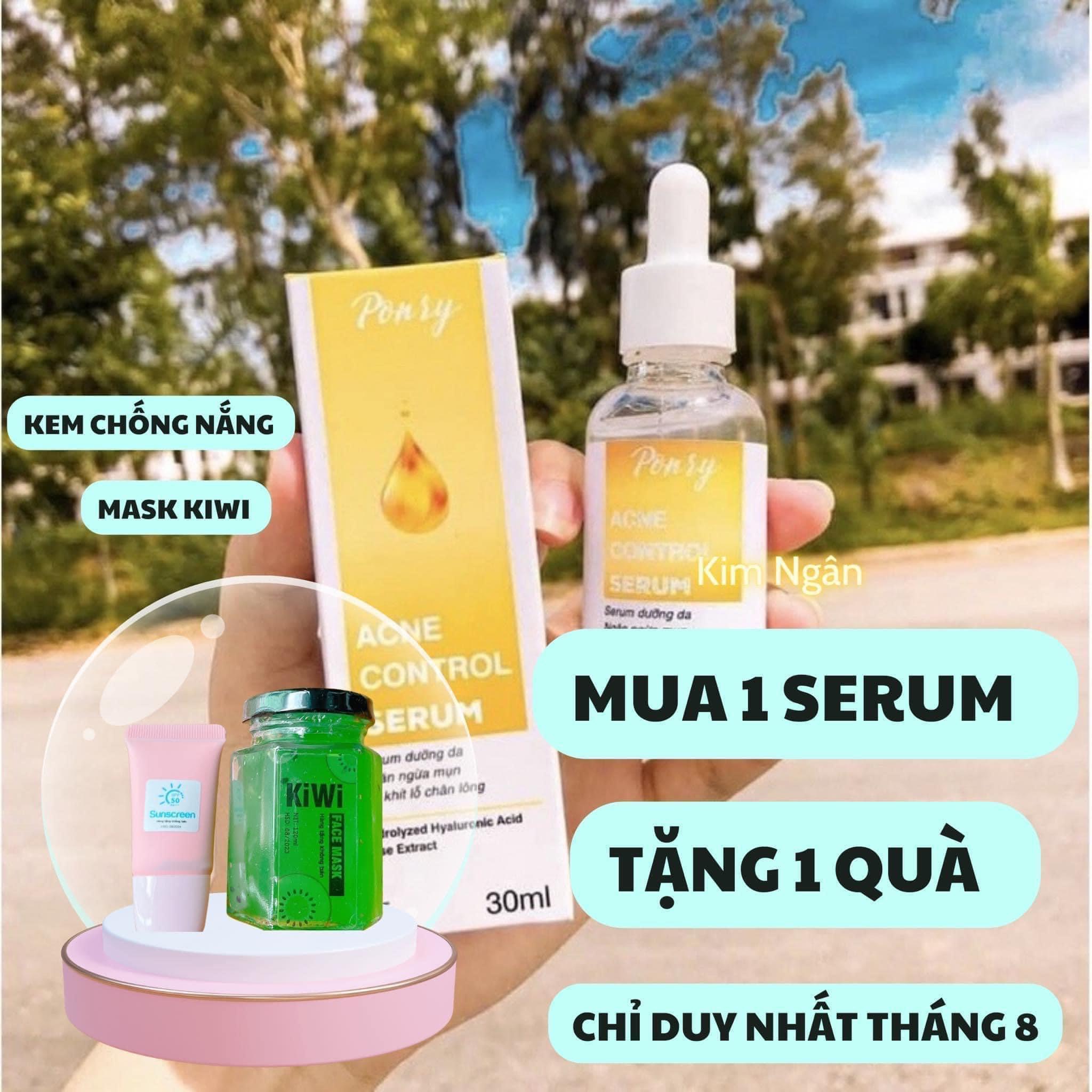 Serum Ponry dưỡng ẩm, phục hồi da mẫu mới 30ml (Chính hãng kèm quà tặng)