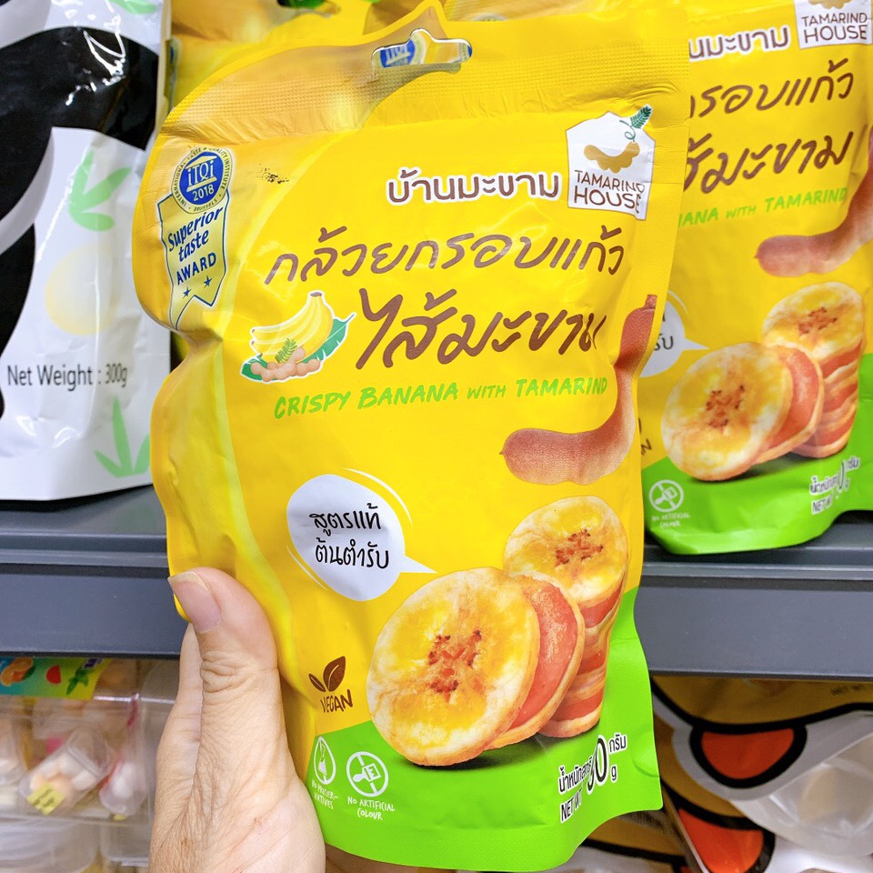 [HCM]Chuối sấy kẹp me thái lan