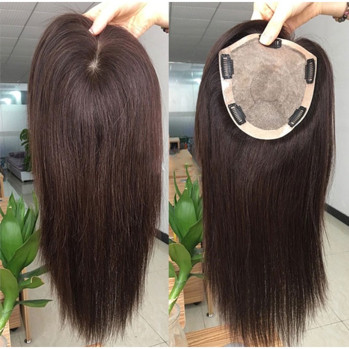 BỘ CHE HÓI, PHỦ BẠC - TÓC THẲNG LOẠI 35 CM