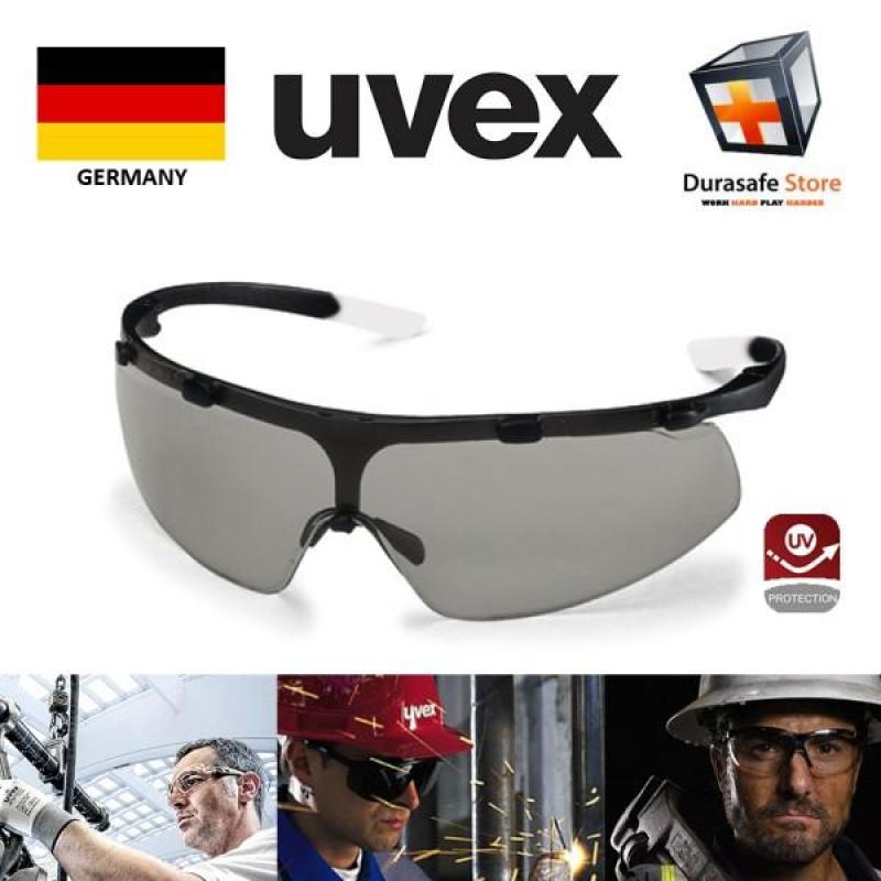 Kính Uvex 9178851 Super Fit Safety Glasses Black Frame Grey Variomatic Len (Gọng Đen, Tròng Xám có thể biến đổi màu)