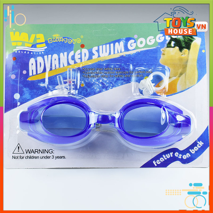 (FREE SHIP - MUA 1 TẶNG 1) Kính bơi kèm bịt mắt bịt tai