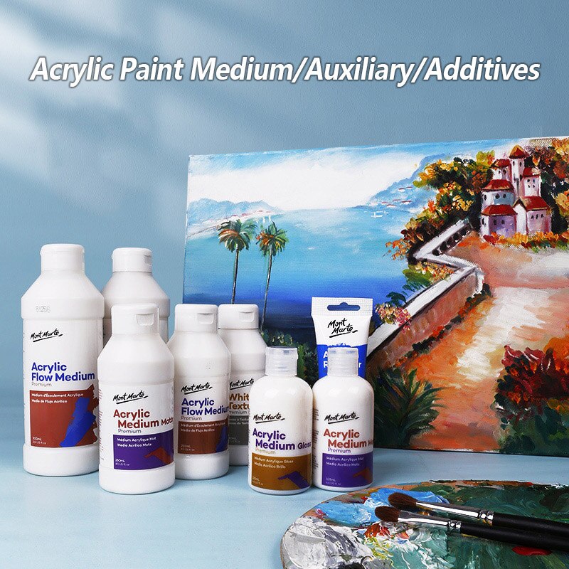 [HCM]DUNG DỊCH PHA MÀU MONT MARTE ACRYLIC MEDIUM GLOSS / MATTE (135 ML)
