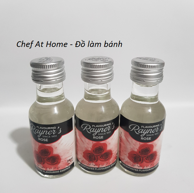 Hương hoa hồng Rayner's 28ml làm bánh, pha chế
