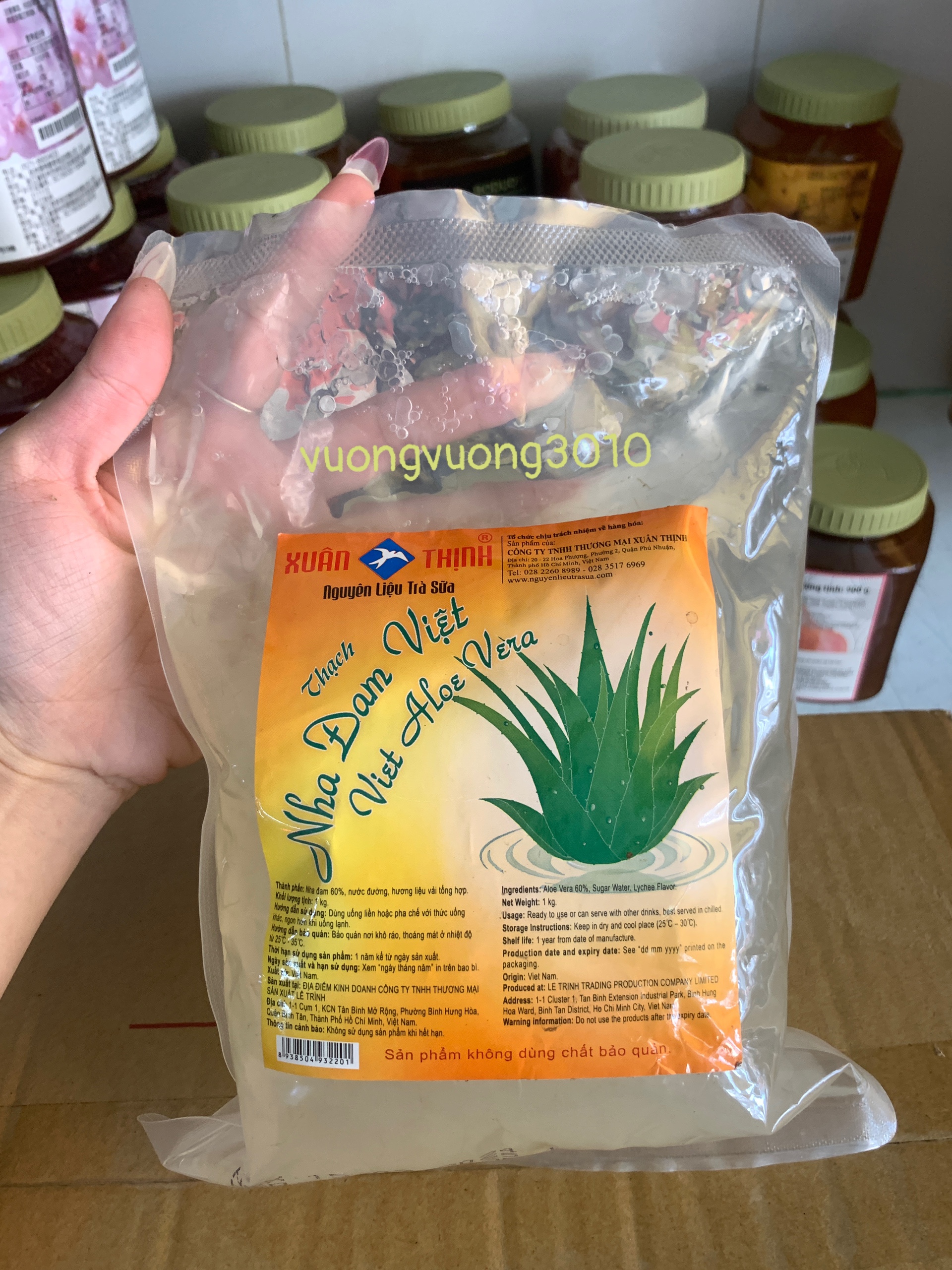 Thạch nha đam XUÂN THỊNH gói 1kg