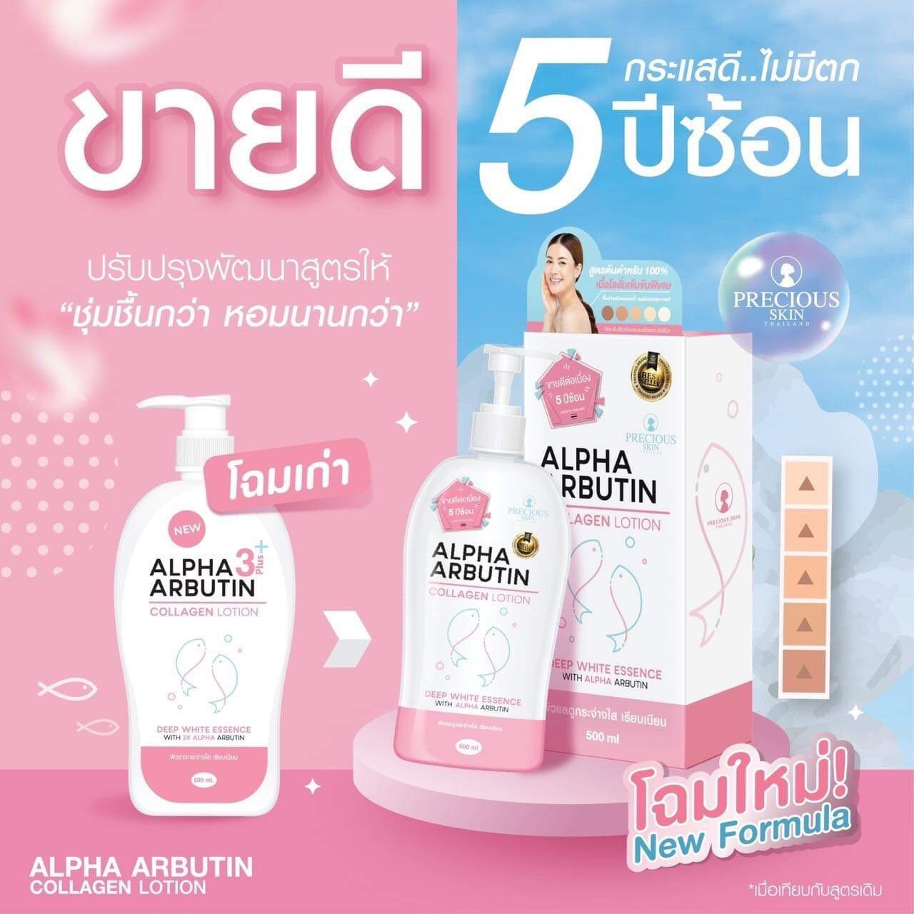 Sữa Dưỡng Thể Trắng Da Alpha Arbutin 500ml