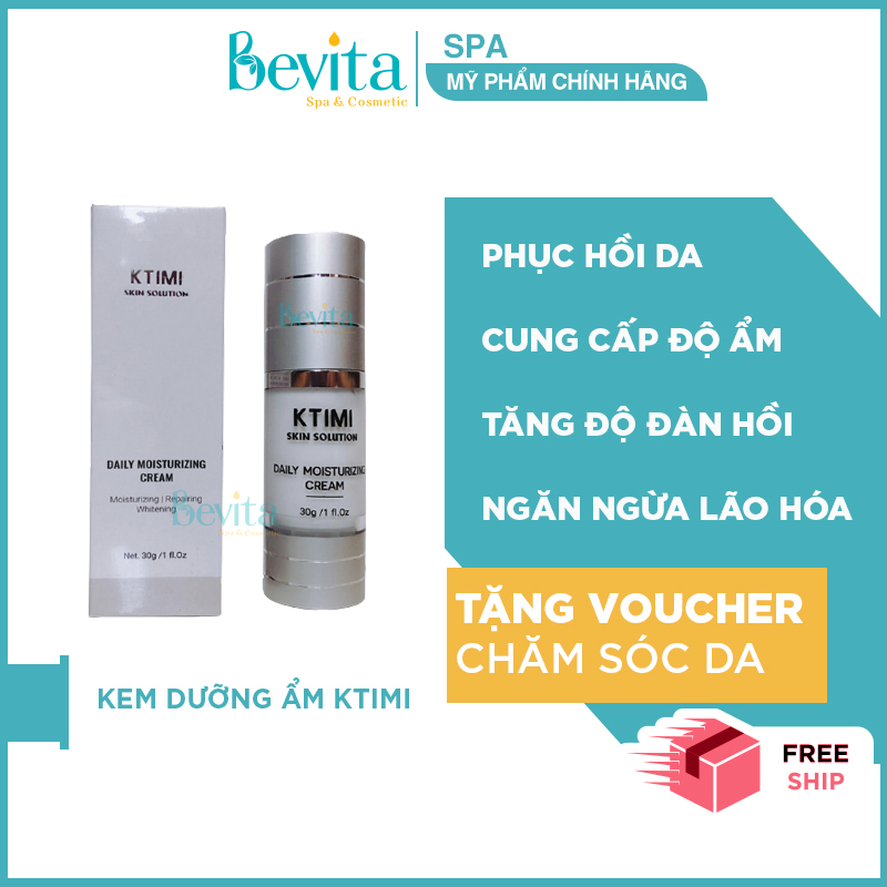 [HCM]Kem dưỡng ẩm phục hồi da Ktimi Daily Moisturizing Cream 30g kem dưỡng da nhạy cảm Ktimi - Bevita