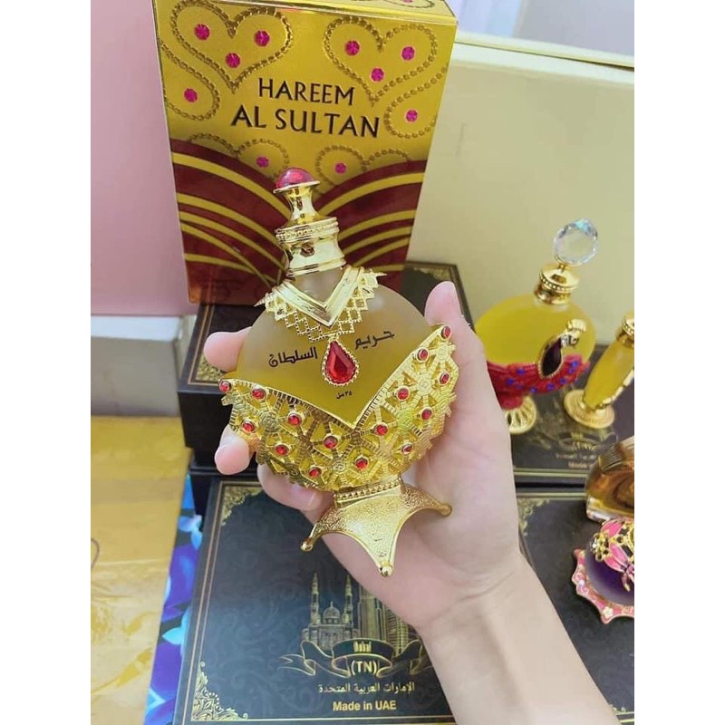 Tinh dầu nước hoa dubai tinh dầu công chúa vàng hareem al sultan
