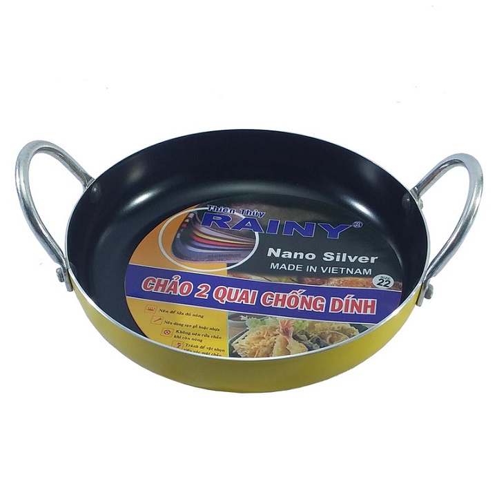 Chảo Chống Dính 2 Quai Rainy 22 cm (XTT-RN2Q22)