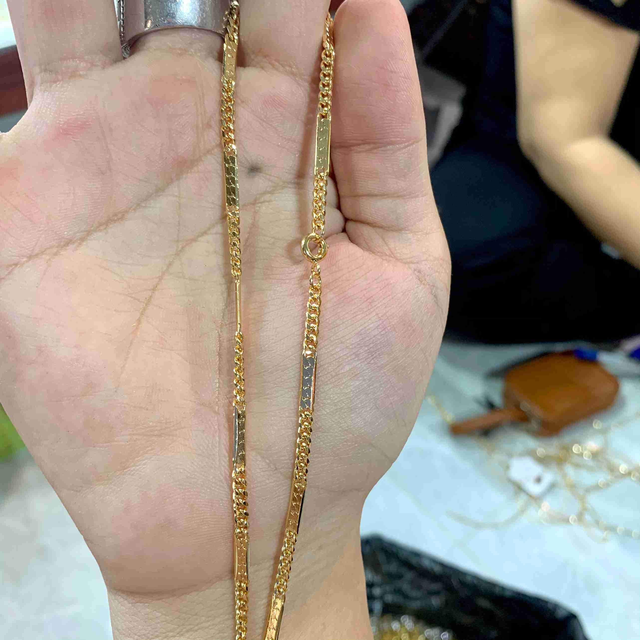Dây chuyền nam mạ vàng mẫu mới cao cấp mạ vàng 18k