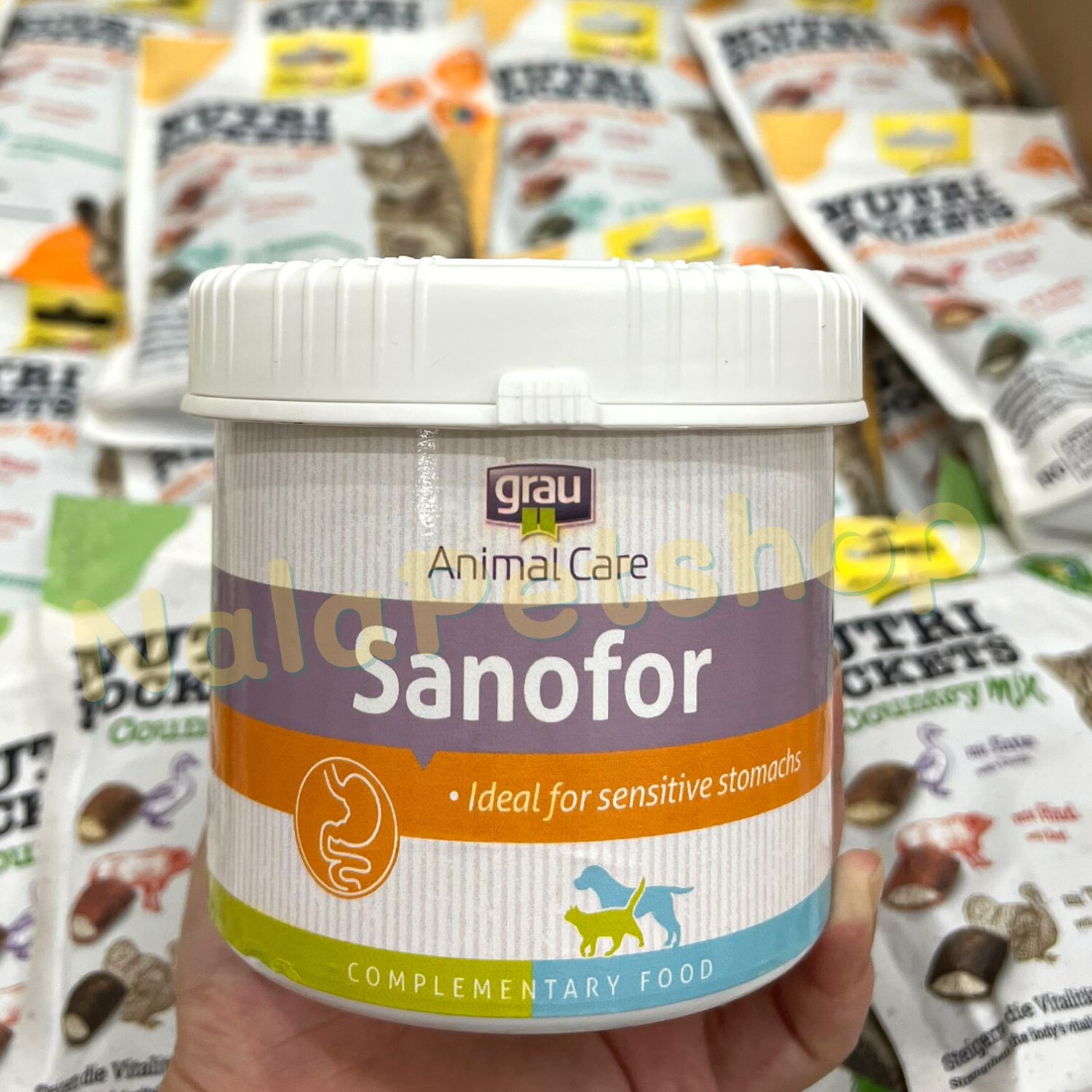 Grau Sanofor 500g for dog and cat digestion