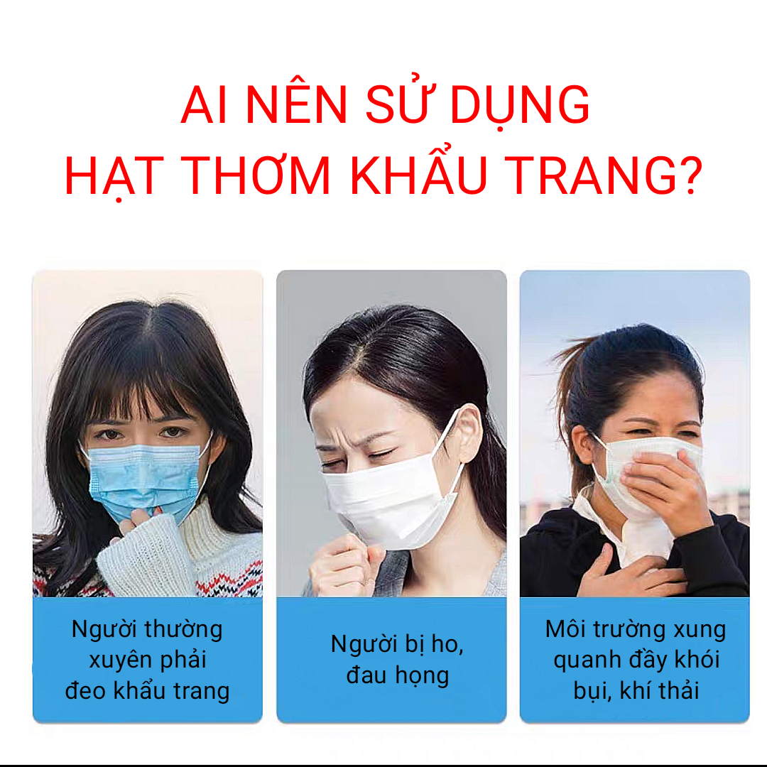 Hộp 100 Hạt Khử Mùi Khẩu Trang