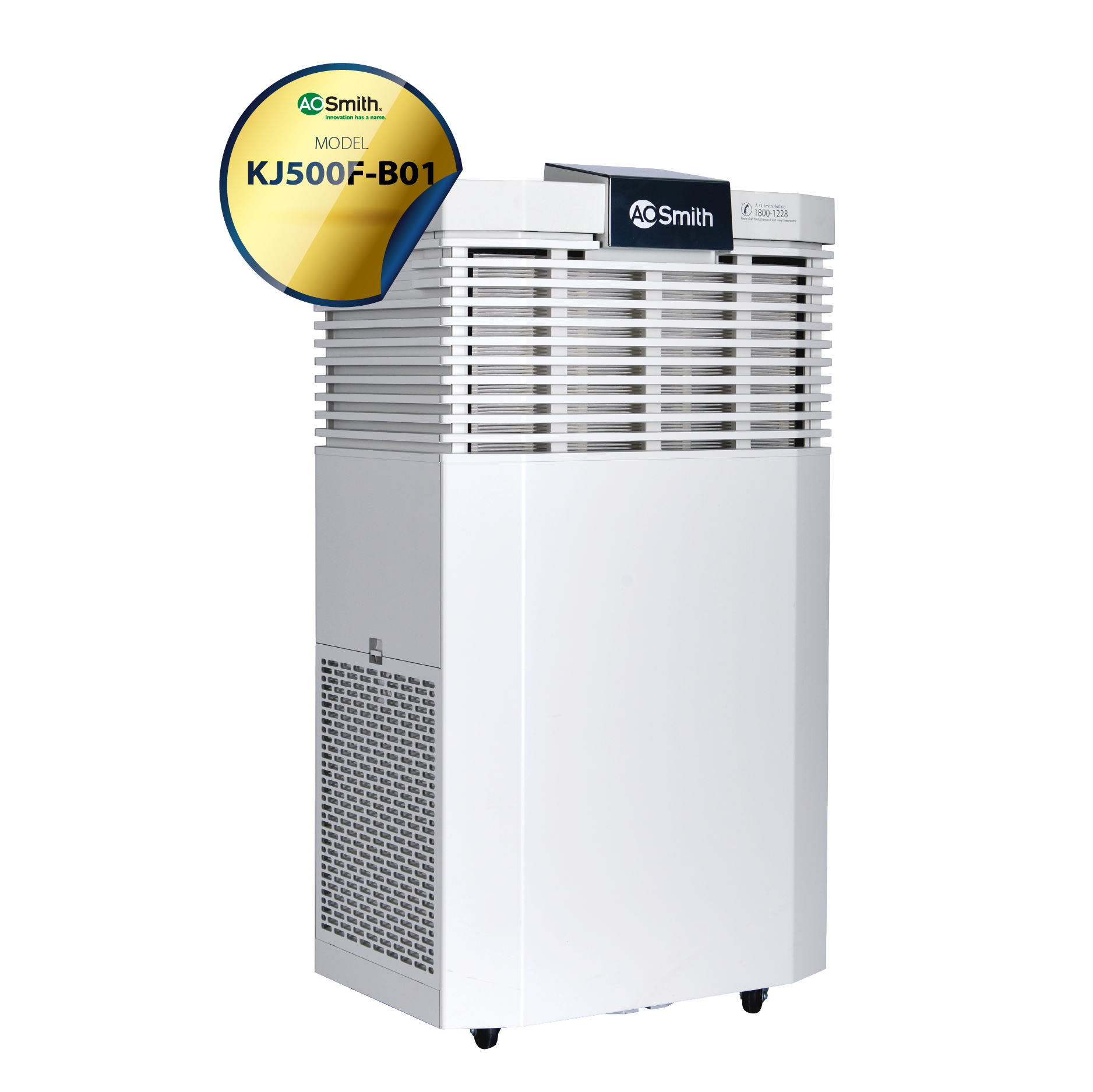 Air purifier aosmith kj500f-b01 American brand, 40-60m2, 63 W, 500 m3/h, 63 dB -warranty 12 months-genuine goods safety Mart official