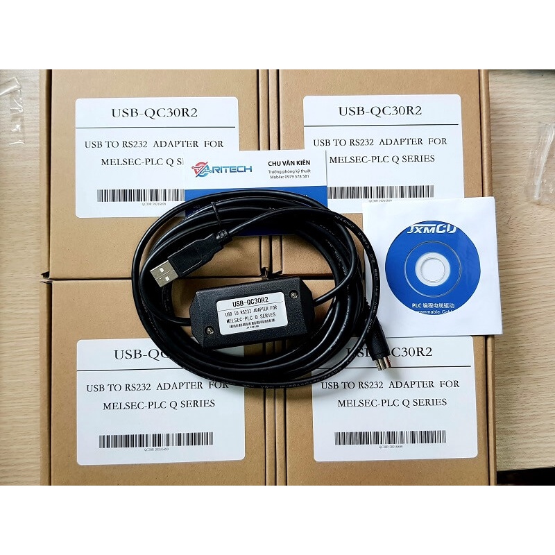 Cáp lập trình PLC Mitsubishi USB-QC30R2