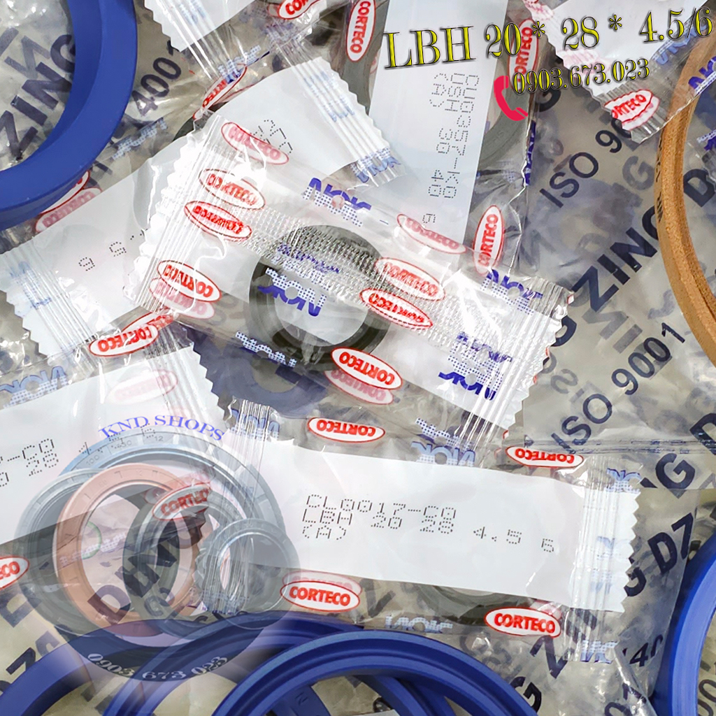 Hydraulic seal for rod and piston system nok ush 205 | nok isi 205 | dz un 206