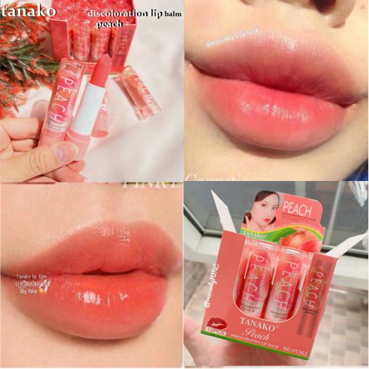 Son dưỡng môi đổi màu tanako Magic Lipbalm
