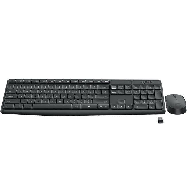 [HCM]Bộ bàn phím chuột không dây Logitech MK235