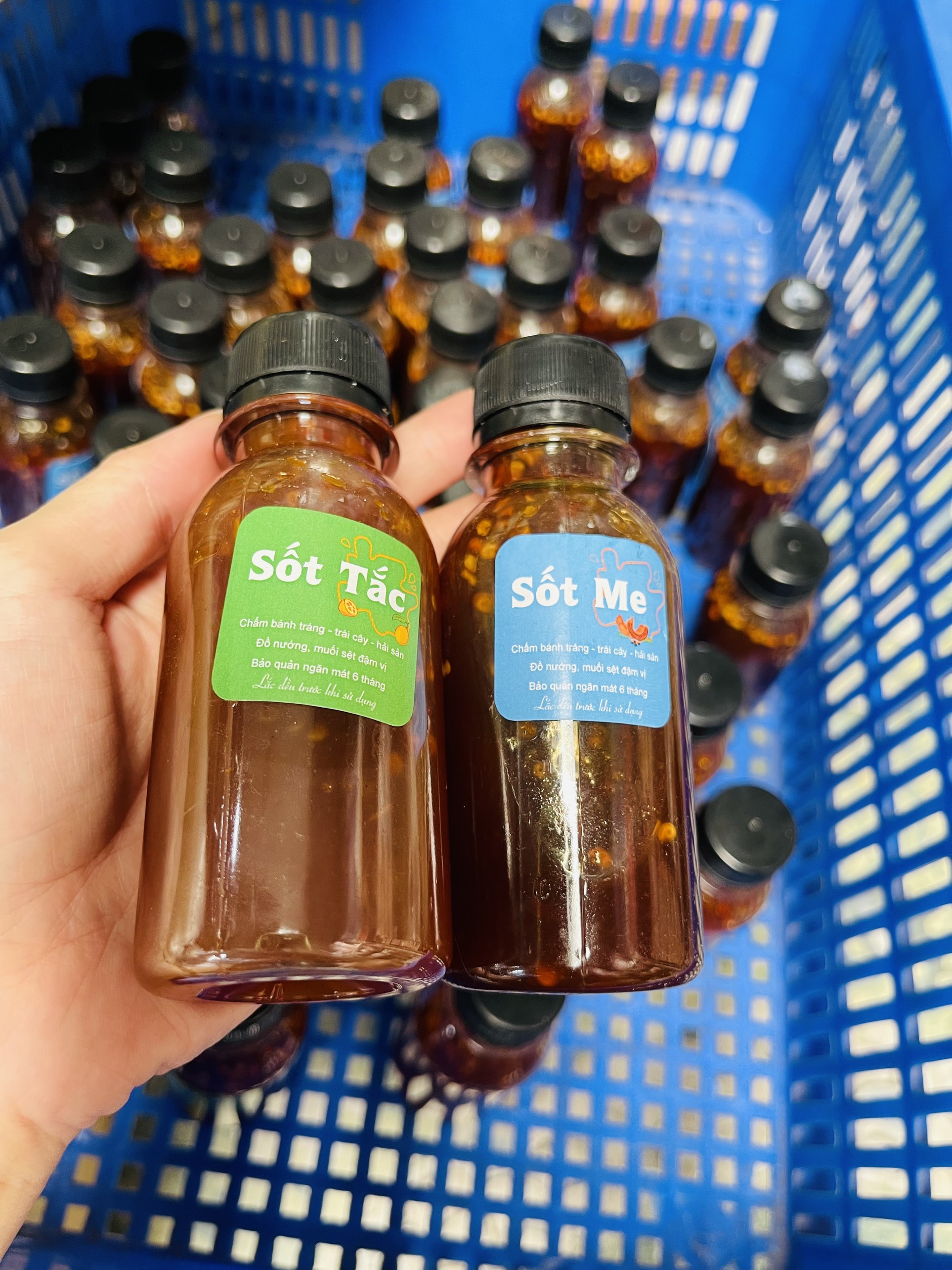 Mới ! Chai 150g Sốt tắc chua cay chấm bánh tráng siêu ngon
