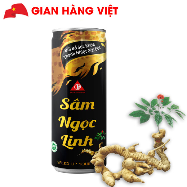 nước sâm ngọc linh 24 lon