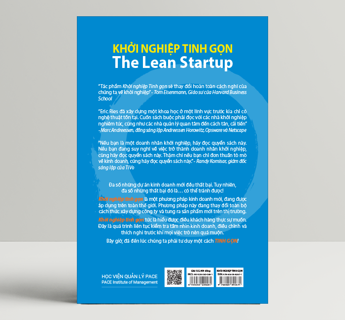 Sách - Khởi Nghiệp Tinh Gọn (The Lean Startup) - Eric Ries - PACE Books
