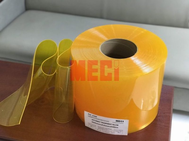 Rèm nhựa PVC dày 2mm, bán theo nhu cầu khách (m lẻ)