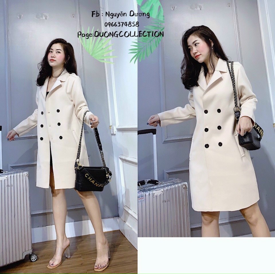 ÁO KHOÁC DẠ LEN CHOÀNG CỔ VEST