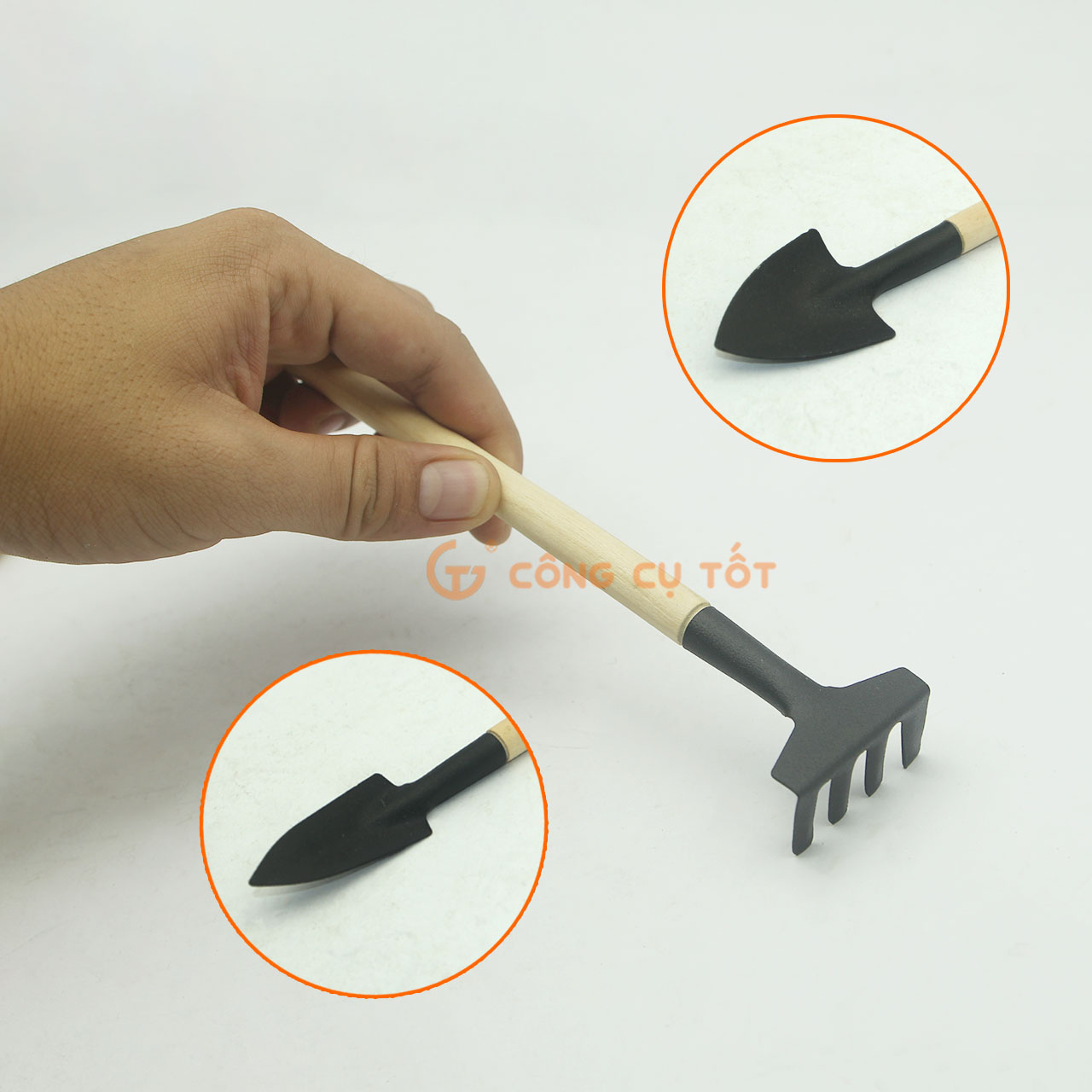 Bộ cuốc xẻng 3 món mini trồng cây cảnh