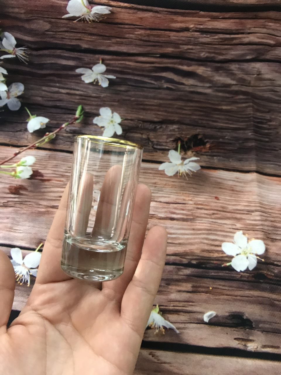 Bộ 6 ly thủy tinh viền miệng cao cấp 30ml