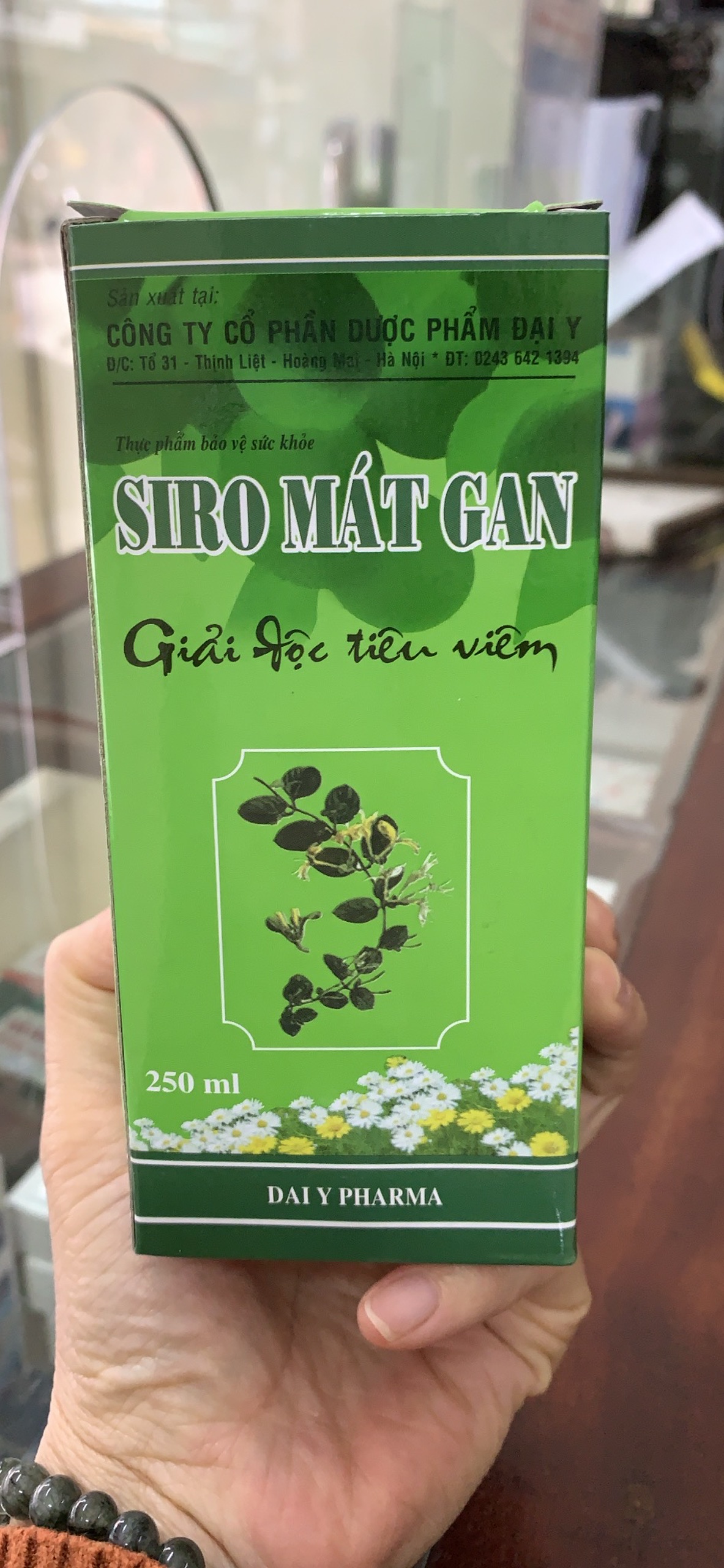 Siro mát gan- giải độc tiêu viêm